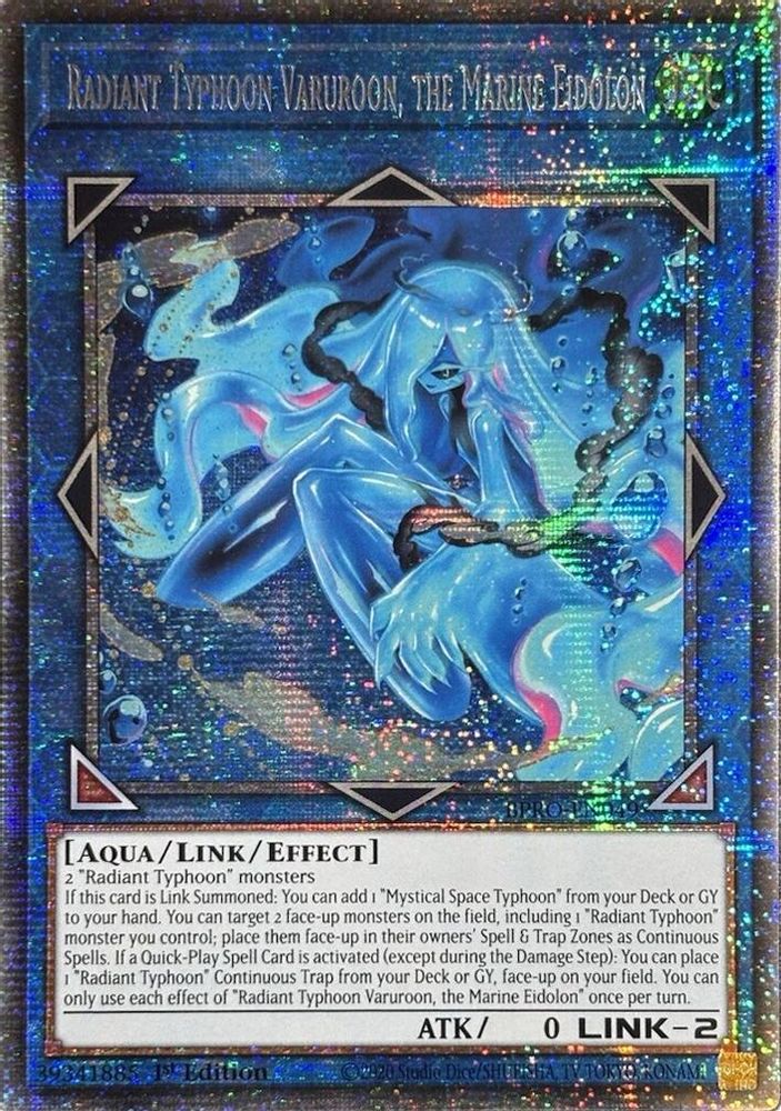 Radiant Typhoon Varuroon, the Marine Eidolon (Starlight Rare) (BPRO-EN049) - Starlight Rare