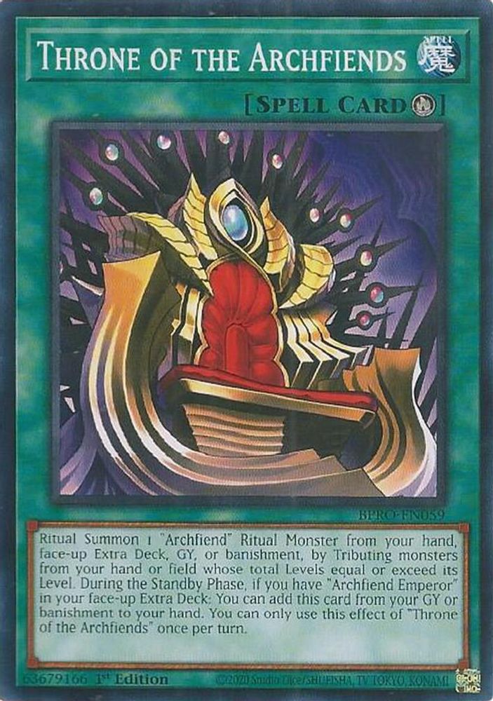 Throne of the Archfiends (BPRO-EN059) - Common