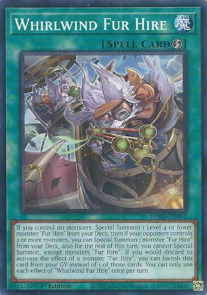 Whirlwind Fur Hire (BPRO-EN062) - Common