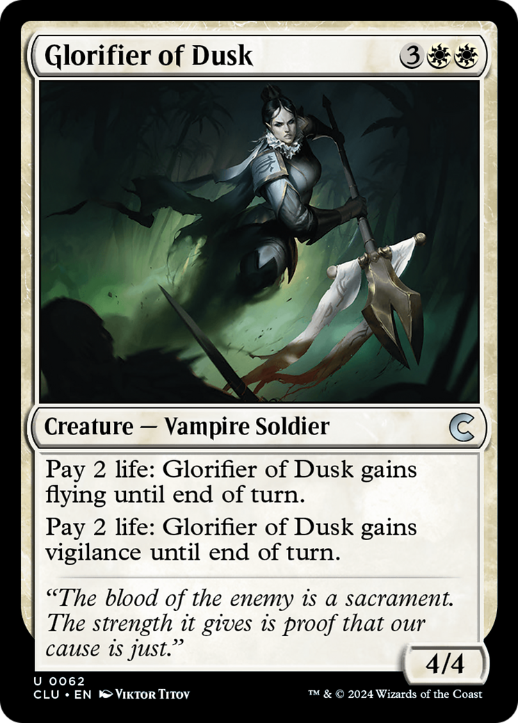 Glorificateur du crépuscule [Ravnica: Clue Edition] 