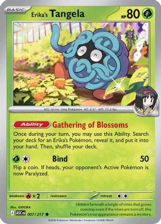 Erika's Tangela 007/217  - Common