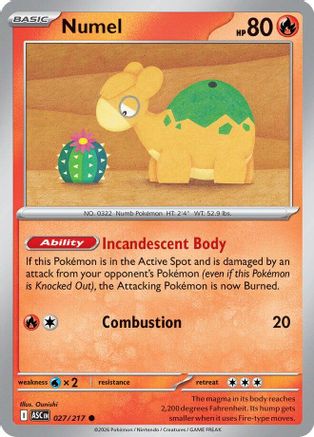 Numel 027/217  - Reverse Holofoil - Common