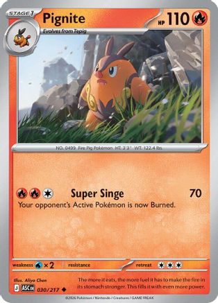 Pignite 030  - Reverse Holofoil - Uncommon