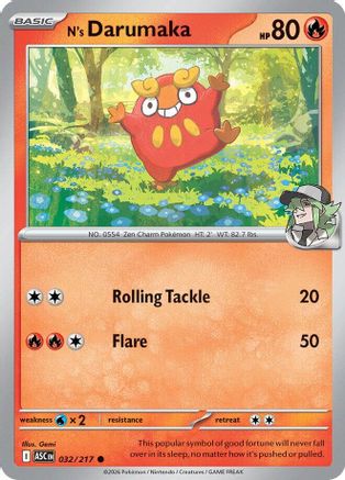 N's Darumaka 032  - Common
