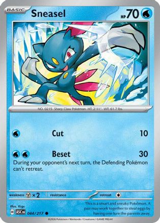 Sneasel 044  - Common