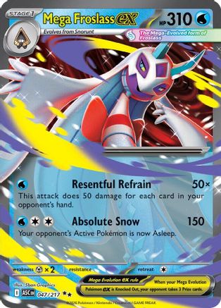Mega Froslass ex 047/217  - Holofoil - Double Rare