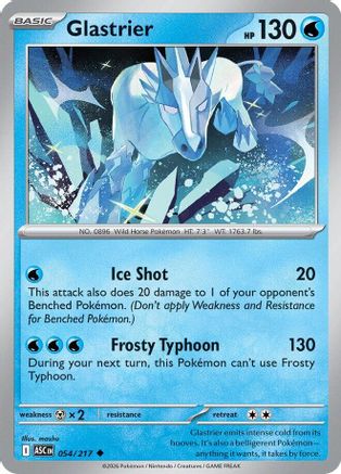 Glastrier 054  - Reverse Holofoil - Uncommon