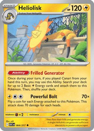 Heliolisk 064/217  - Uncommon