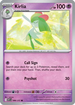 Kirlia 088  - Common