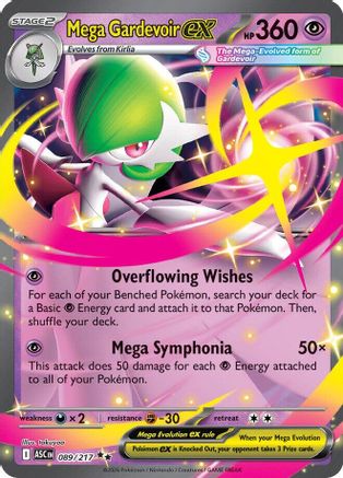 Mega Gardevoir ex 089  - Holofoil - Double Rare