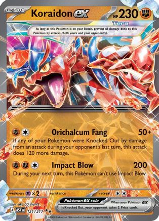 Koraidon ex 121  - Holofoil - Double Rare
