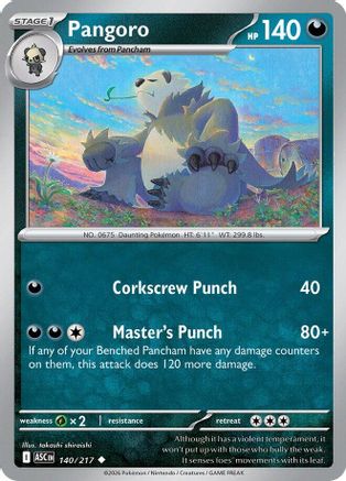 Pangoro 140  - Reverse Holofoil - Uncommon