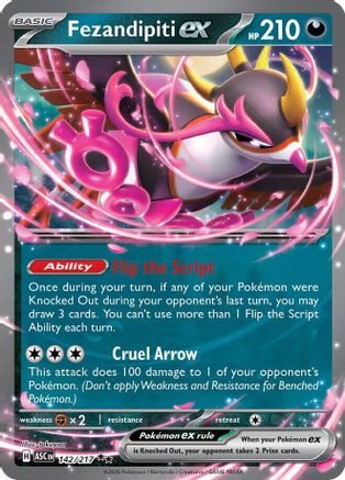 Fezandipiti ex 142/217  - Holofoil - Double Rare