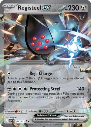 Registeel ex 145  - Holofoil - Double Rare