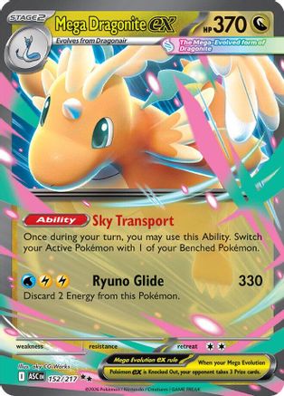 Mega Dragonite ex 152/217  - Holofoil - Double Rare