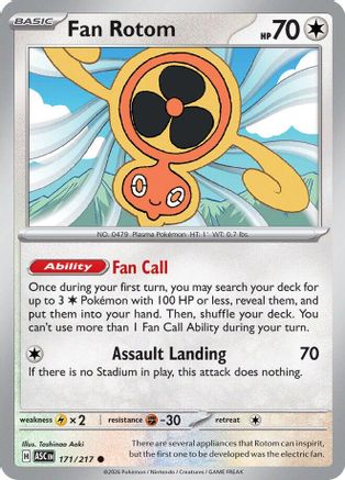 Fan Rotom 171/217  - Common