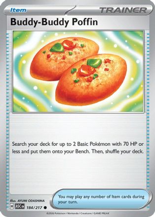 Buddy-Buddy Poffin 184  - Reverse Holofoil - Common