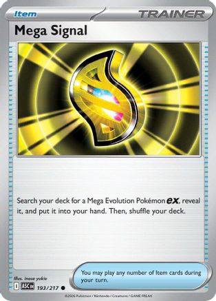 Mega Signal 193  - Reverse Holofoil - Common