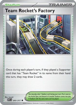 Team Rocket's Factory 203  - Uncommon