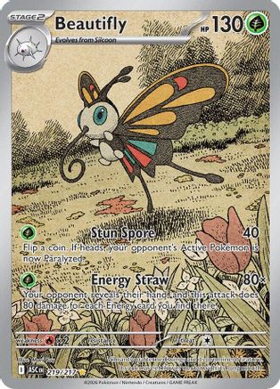 Beautifly 219/217  - Holofoil - Illustration Rare