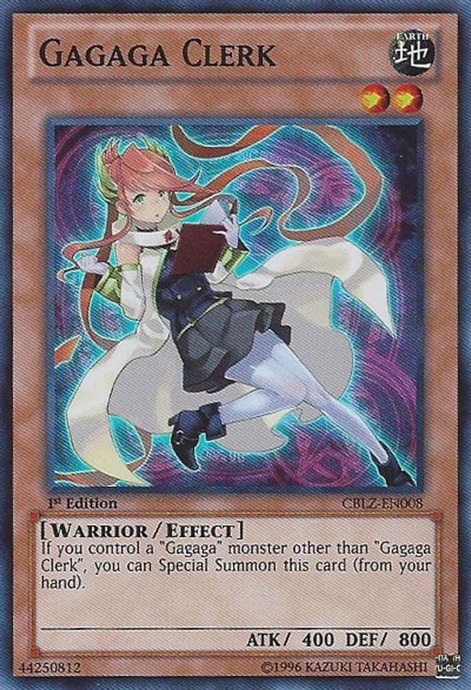 Gagaga Clerk (CBLZ-EN008) - Super Rare