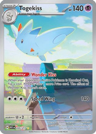 Togekiss 235/217  - Holofoil - Illustration Rare