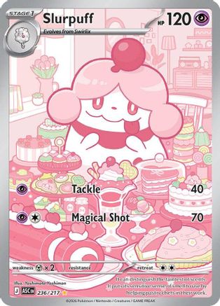 Slurpuff 236/217  - Holofoil - Illustration Rare