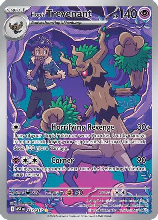 Hop's Trevenant 237/217  - Holofoil - Illustration Rare