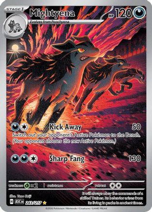 Mightyena 243/217  - Holofoil - Illustration Rare