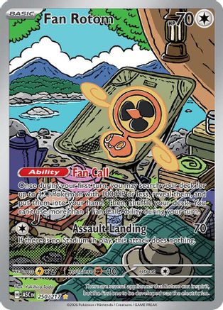 Fan Rotom 250/217  - Holofoil - Illustration Rare