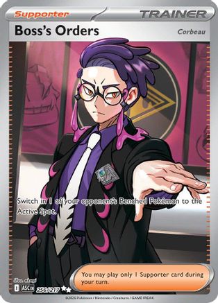 Boss's Orders [Corbeau] 256/217  - Holofoil - Ultra Rare