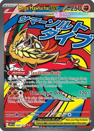 Mega Hawlucha ex 268/217  - Holofoil - Mega Attack Rare