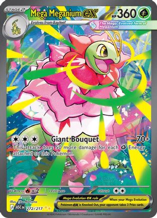 Mega Meganium ex 272/217  - Holofoil - Special Illustration Rare