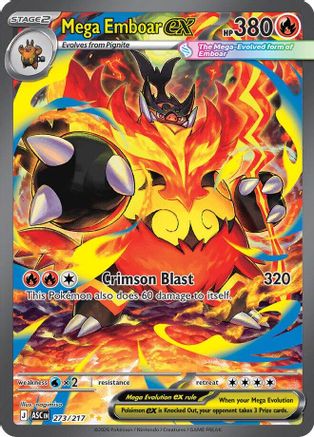 Mega Emboar ex 273/217  - Holofoil - Special Illustration Rare