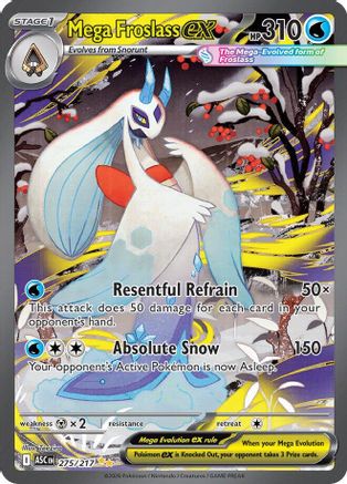 Mega Froslass ex 275/217  - Holofoil - Special Illustration Rare