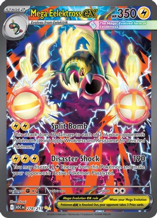 Mega Eelektross ex 278/217  - Holofoil - Special Illustration Rare