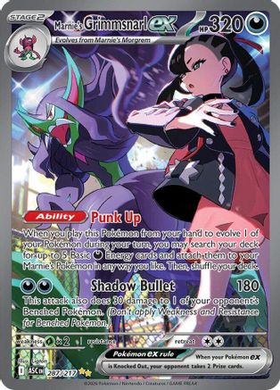 Marnie's Grimmsnarl ex 287  - Holofoil - Special Illustration Rare