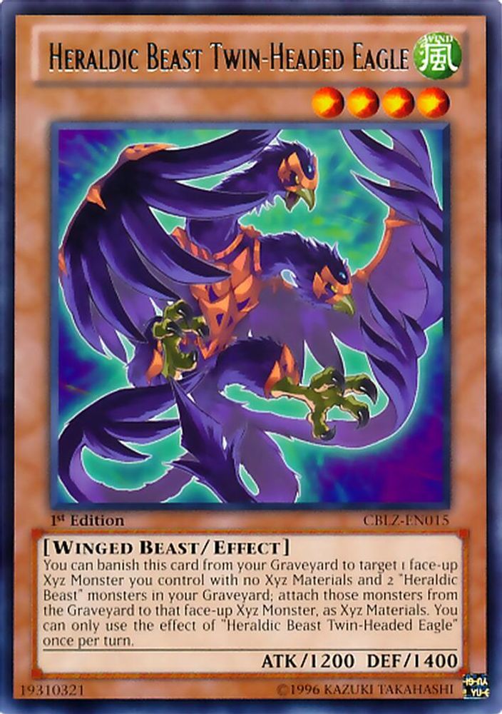 Heraldic Beast Twin-Headed Eagle (CBLZ-EN015) - Rare