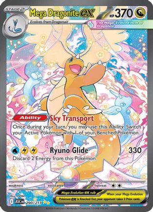 Mega Dragonite ex 290/217  - Holofoil - Special Illustration Rare
