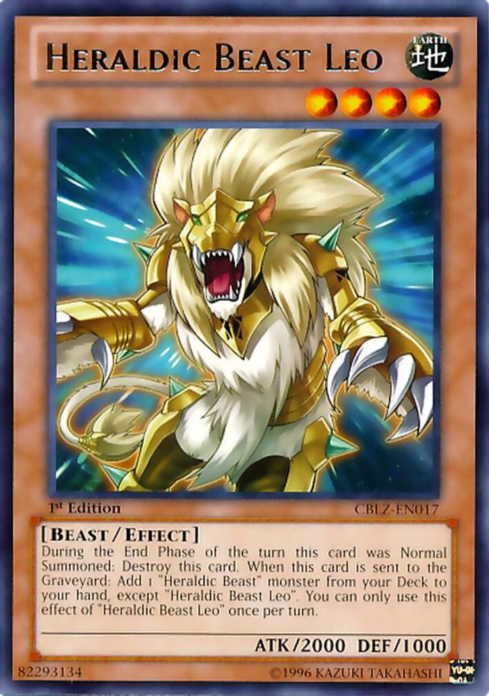 Heraldic Beast Leo (CBLZ-EN017) - Rare