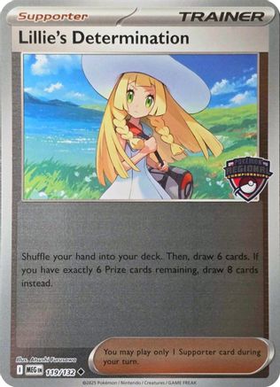 Lillie's Determination (Regional Championships) 119  - Reverse Holofoil - Uncommon
