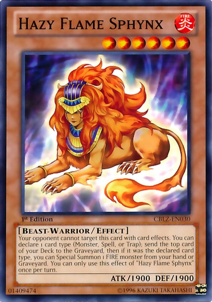 Hazy Flame Sphynx (CBLZ-EN030) - Common