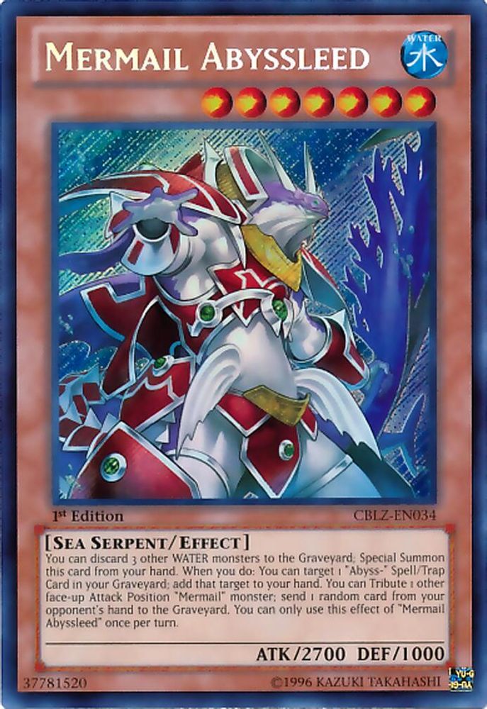 Mermail Abyssleed (CBLZ-EN034) - Secret Rare
