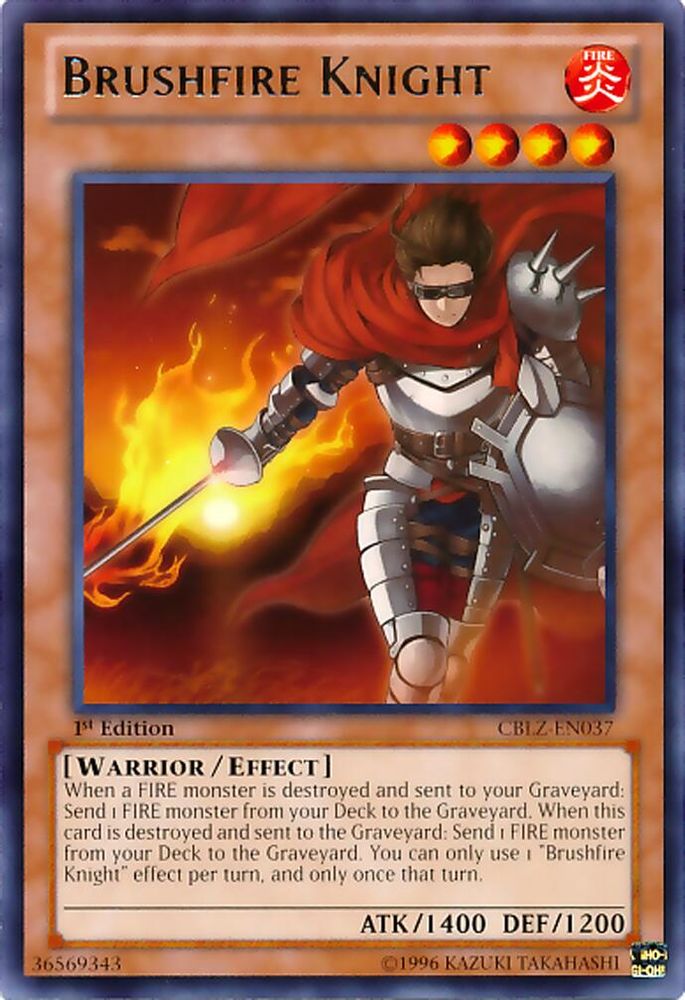 Brushfire Knight (CBLZ-EN037) - Rare