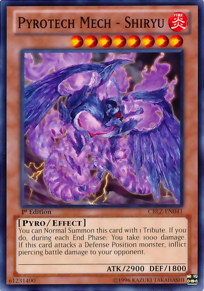 Pyrotech Mech - Shiryu (CBLZ-EN041) - Common