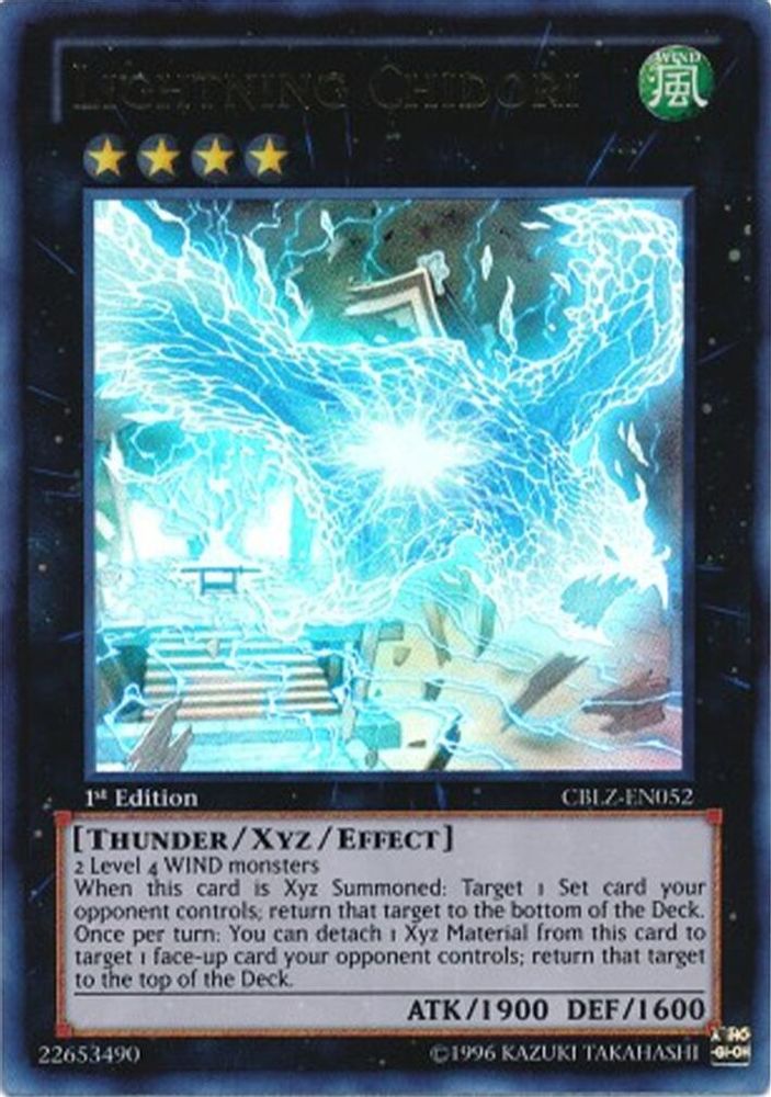 Lightning Chidori (CBLZ-EN052) - Ultra Rare