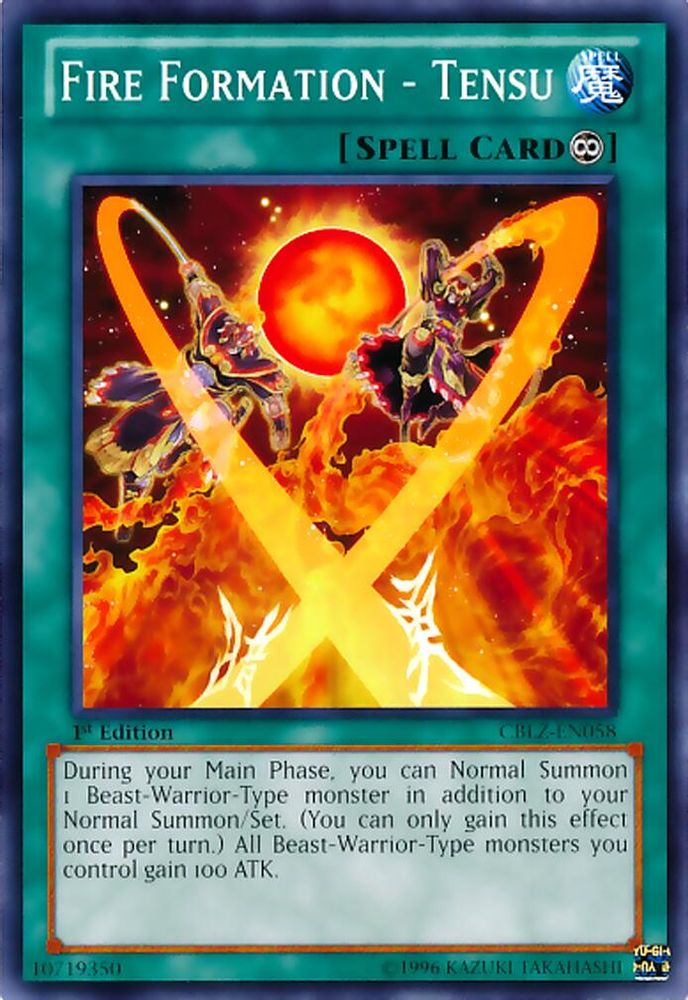 Fire Formation - Tensu (CBLZ-EN058) - Common