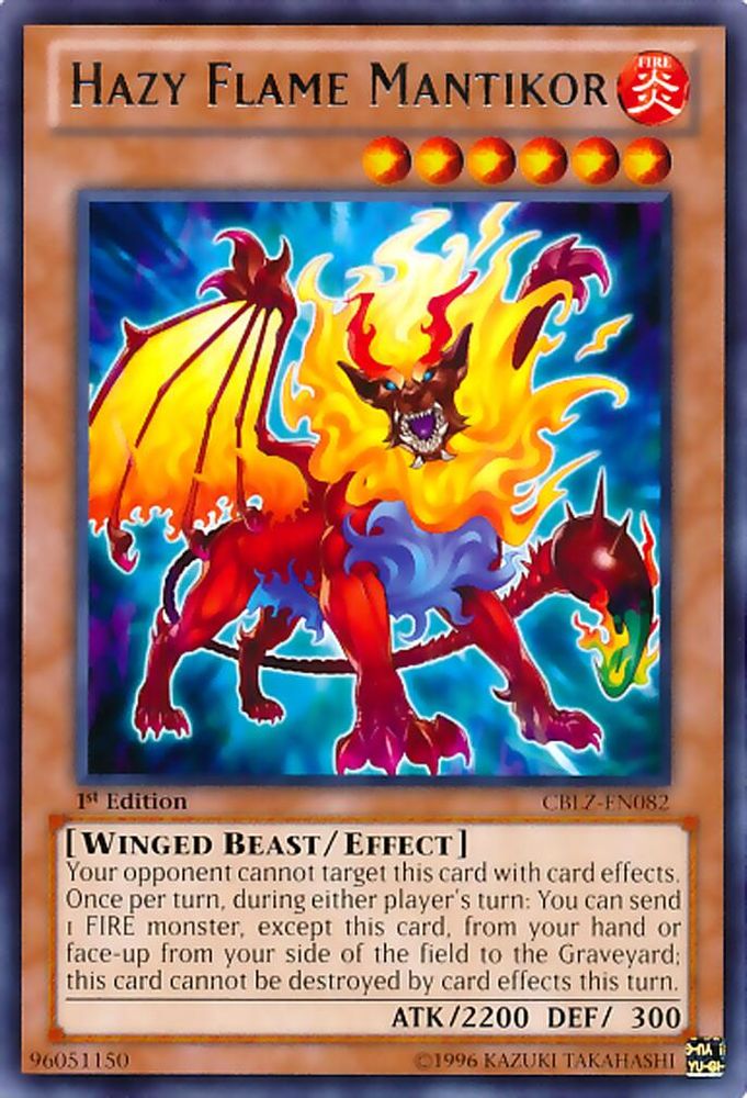 Hazy Flame Mantikor (CBLZ-EN082) - Rare