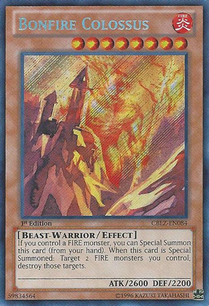 Bonfire Colossus (CBLZ-EN084) - Secret Rare