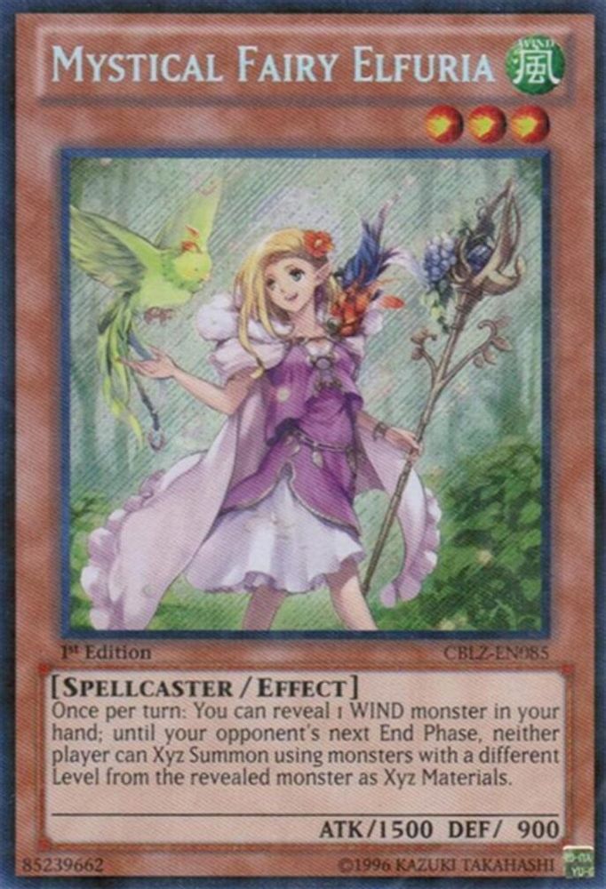 Mystical Fairy Elfuria (CBLZ-EN085) - Secret Rare